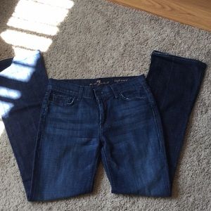 7 for all mankind denim. Size 28. Flare leg. Tall.